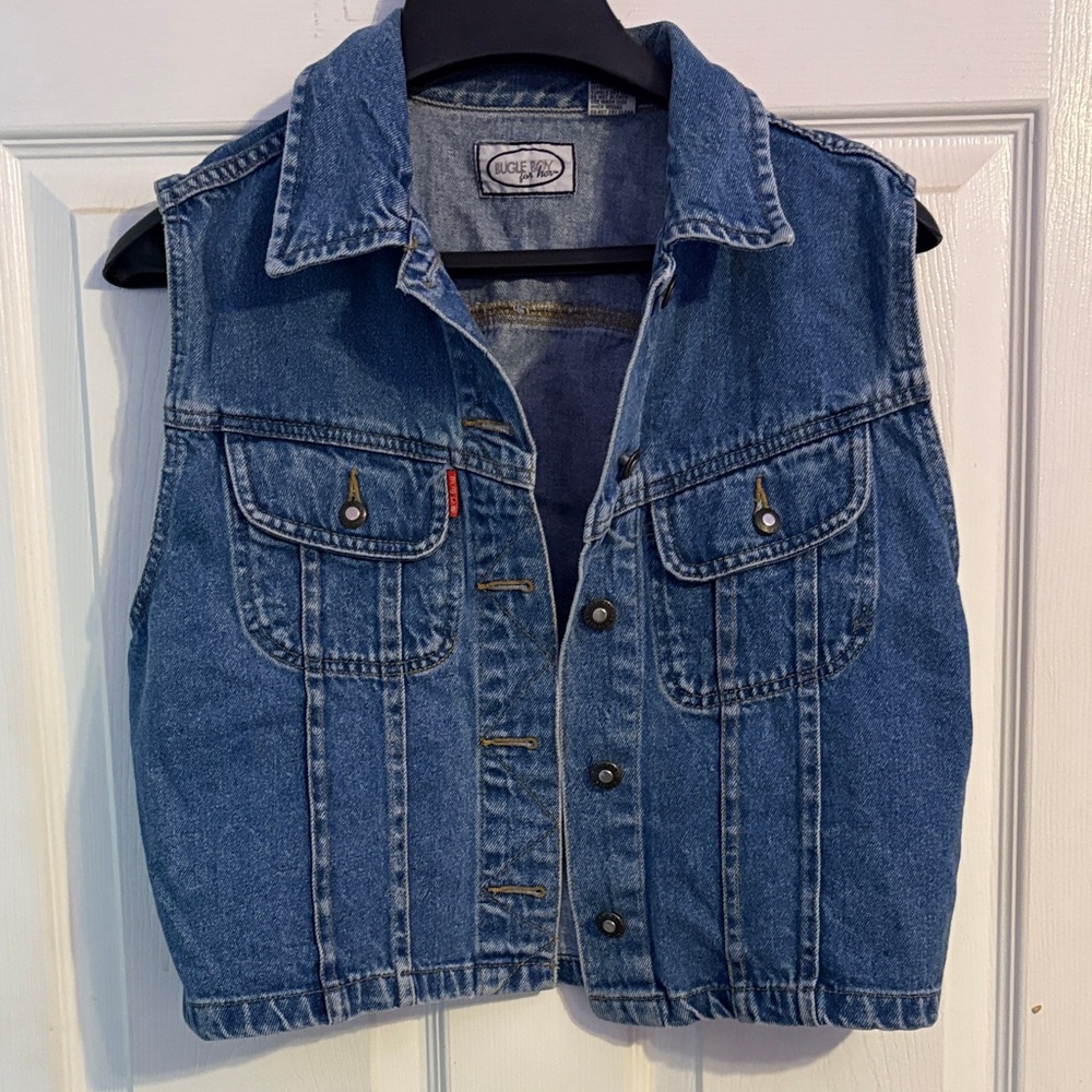 Bugle Boy ladies blue vest